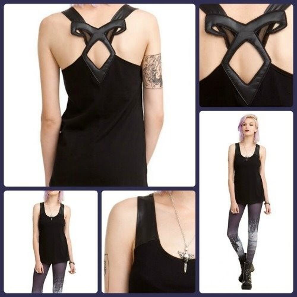 Mortal Instruments CITY of BONES Shadow Hunters RUNE TRIPP MED Tank Top Tags!